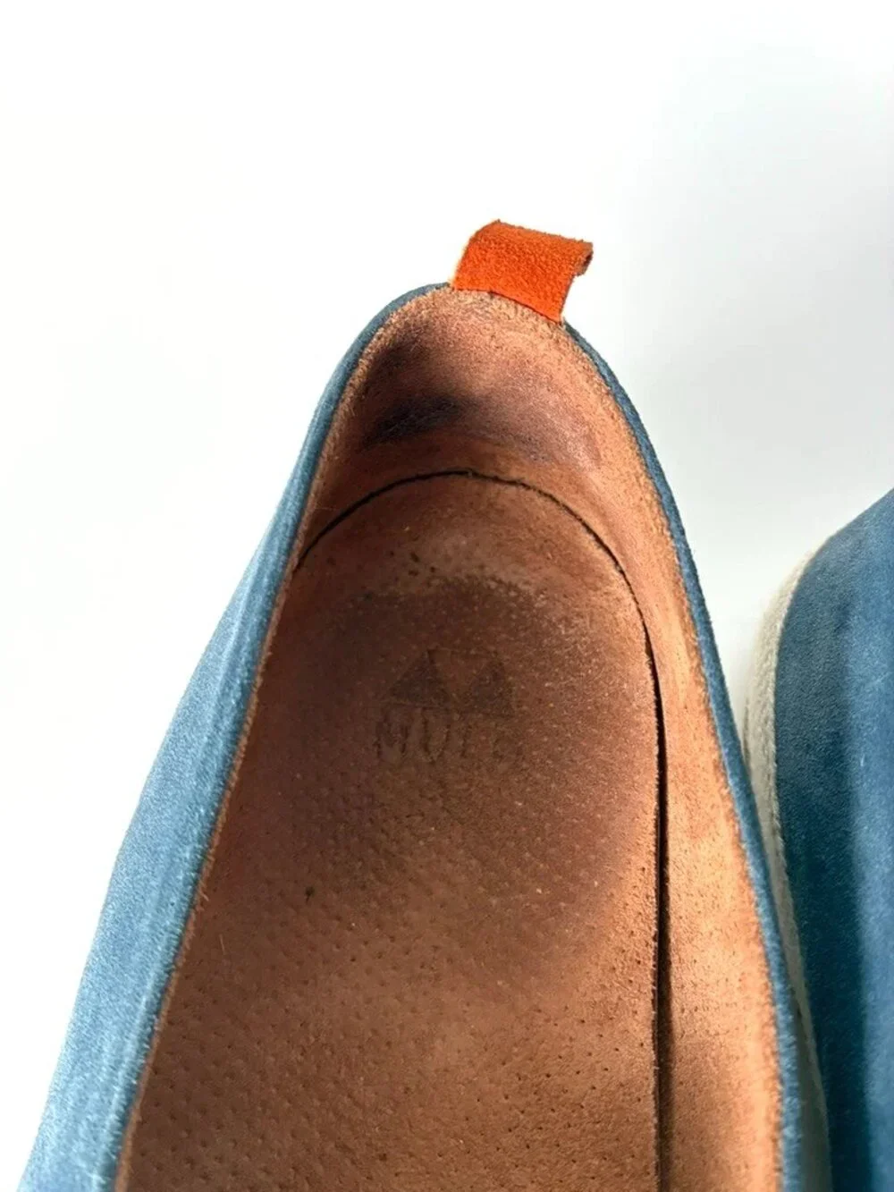 MULO men's blue suede espadrilles US size 11.5